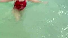 teen tits covered in cumshot outdoors