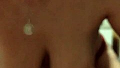 milf teases with big natural tits 😏