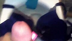 Bold step sister with 40dd bras and panties gets intense cumshot in bold action.