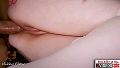 Amateur couple engages in bareback anal and vaginal sex