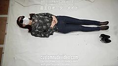 Amateur Striptease Fetish with Underwear and Clothes Ripped