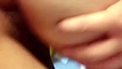 latina girlfriend gets ass fucked hard with anal creampie while washing clothes