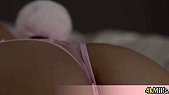 Angelina Gives Intense Blowjob In Heels And Lingerie