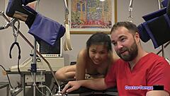 Dr. Tampa's POV physical with Raya Nguyen's ass shaking