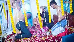Besi Indian Bride's First Suhagarat Gangbang With Four Husbands Full Movie
