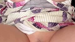 Squirting from dildo machine