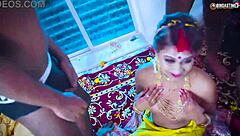 Besi Indian Bride's First Suhagarat Gangbang With Four Husbands Full Movie