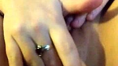 WATCH HER PLAY WITH HER WET PUSSY TO FRIEND'S PORNO!