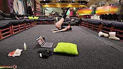 French babe on webcam moans while fucking herself with a dildo