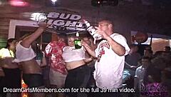 all natural college girls rip shirts off for cash!