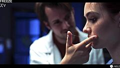 mad scientist freeze fucks young lab partner - sexy matty mila gets remote controlled and squirts