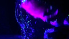 sexy blowjob with banana and oiled big cock