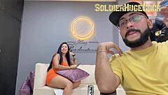 Beautiful teen returns for deepthroat and ass sucking