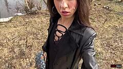 i want to walk through the park with cum on my face, dripping from sucking big cock in leather shoes