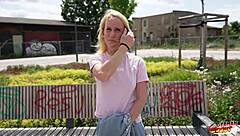 German Scout Picks Skinny Mature Melisa Rose!