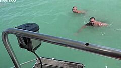 rough anal boat trip with vibrator and toys