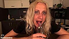 My unusual new sex toy for my prolapse pussy