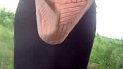 Crazy Bitch Twerks Half Naked In Forest