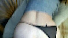 Slutty wife cheats with cum on ass.