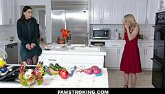 Aften Opal And Alix Lynx In Family Holiday Orgasm