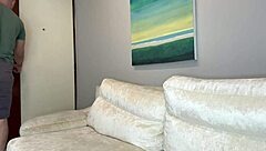 latina neighbor creates first adult video for rent money, includes foot scene