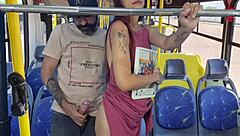 女学生公交车上老头狠操