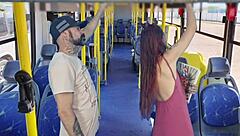 Student Gets Fucked By Old Man On Public Bus