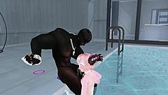Bbcvu Fucking Hard Femboy with Big Black Cock in Anal Assfucking