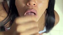 Deep Blowjob With My Stepbrothers BBC - Amateur Couple - Nysdel