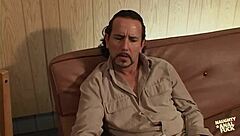 blonde slut confronted and fucked in the ass by mature guy in hardcore doggystyle and anal