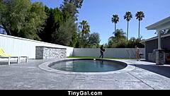 big dick guy spanks tiny teen hard 😘