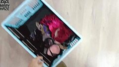 brunette german teen tricked by perverted landlord for doggystyle and cum in mouth