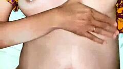 Skinny Young Mother In Yellow Daster Gets Fucked While Squeezing Milk, Horny And Eager.