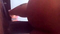 Intensely cumming in public for neighbors to watch at hotel