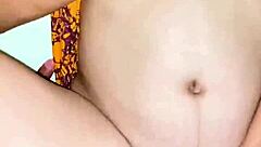 Skinny Young Mother In Yellow Daster Gets Fucked While Squeezing Milk, Horny And Eager.