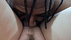 Big black guy fucks my whole pussy!