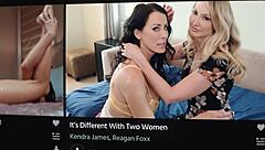 Anna claire clouds discovers vanessa sky watching lesbian porn