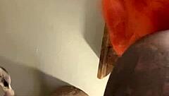 Rough missionary hotel blowjob sex