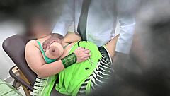 Indian doctor interacts with patient bhabhi in the hospital