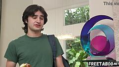 Divorced stepmom bends over for ass fucking by her pervert stepson