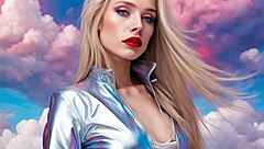 Uncensored MILF cosplay horror parody with blowjob