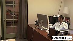 The passionate encounter between a hot milf and a sexy man