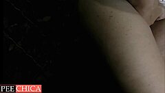 Is Chubby Desperate To Pee In Panty Outdoors?