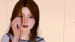 in arizona, redhead awakens with fingering and blowjob