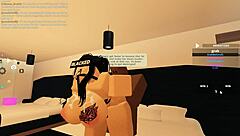 what happens in this roblox porn blacked anal scene?