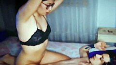 Argentinian babe rides dick like crazy in cowgirl