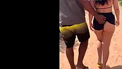 Brazilian Chubby Babe Blowjob Handjob Bent Over Cock Outdoor Dirt Road!