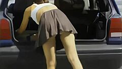 young shy french girl seduced at work 😏