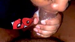 i swallow that sloppy load from big monster cock, feeling it all