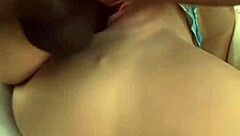 Sexy blonde with nice tits and pierced nipples having fun with huge black cock